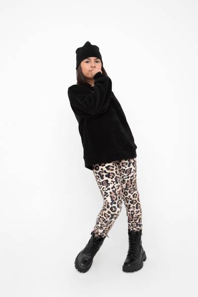 ΣΕΤ ΒΕΛΟΥΔΟ ΚΟΛΑΝ LEOPARD PRINT